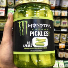 ☝️ specifically  ♮  naturally 🌀 fermented 🥒  pickles 👨‍🎨