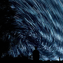 The Moment a Meteor Streaks By