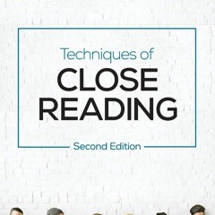✔BOOK⚡️ (PDF) Techniques of Close Reading