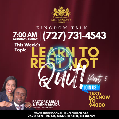 Learn to Rest and Not Quit_Part 5 - Facing Your Goliaths