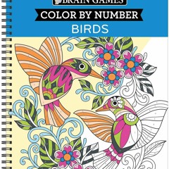 ⭿ READ [PDF] ⚡ Brain Games - Color by Number: Birds ipad