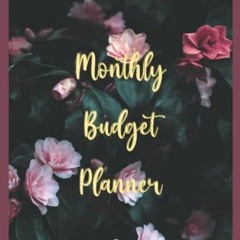 Pdf book Monthly Budget Planner: Expense Finance Budget By A Year
