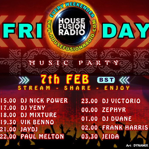 House Fusion Radio "Midnight Vibes #29" Feb. 7th, '25