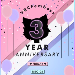 Hard DnB & Crossbreed - VRChat Femboys 3 year anniversary