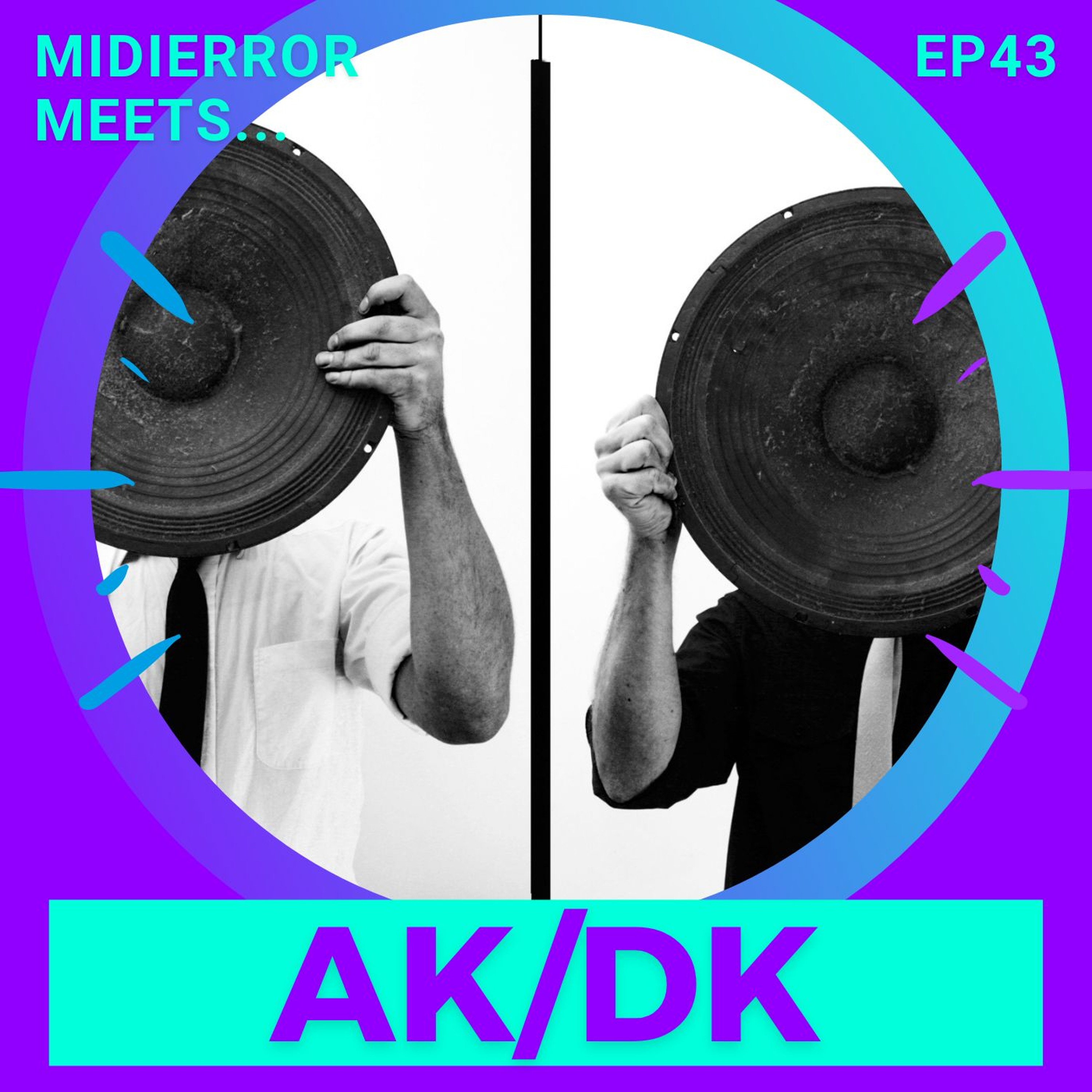 midierror meets... AK/DK [EP43] Live Drum & Synth Duo episode artwork