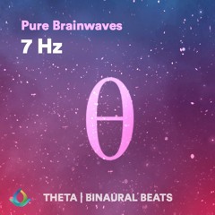 Theta Waves 7Hz Binaural Beats (1 Hour) | Pure Brainwaves