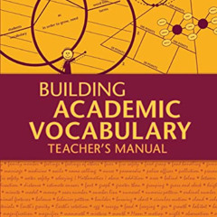 [Get] PDF 📘 Building Academic Vocabulary: Teacher’s Manual (Professional Development
