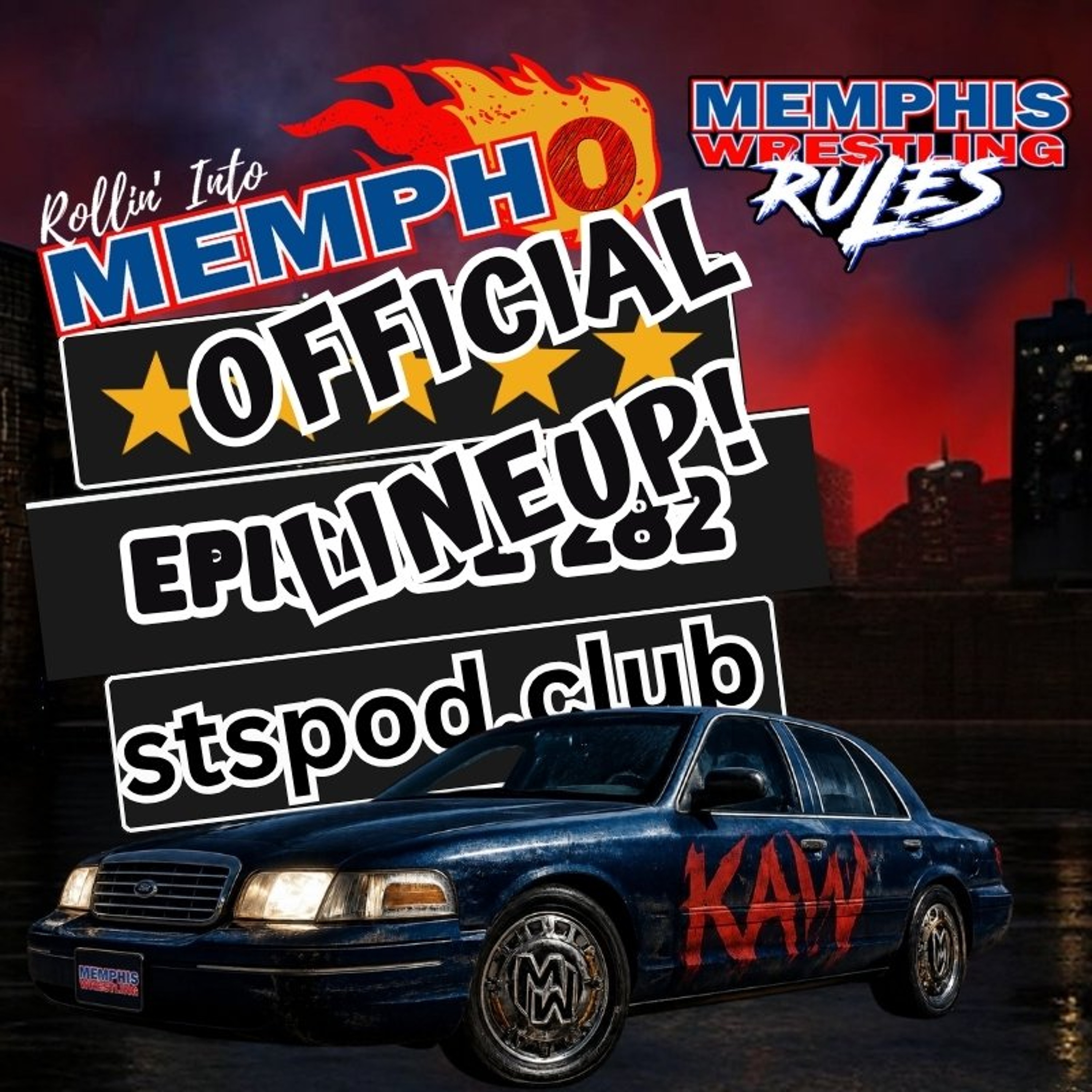 OFFICIAL LINEUP Memphis Wrestling, Episode 282 episode artwork