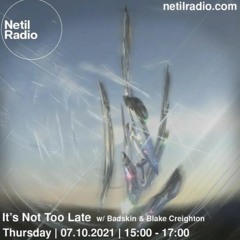 It's Not Too Late - Netilradio Set w/ host Blake Creighton