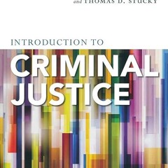 ❤read✔ Introduction to Criminal Justice: A Sociological Perspective