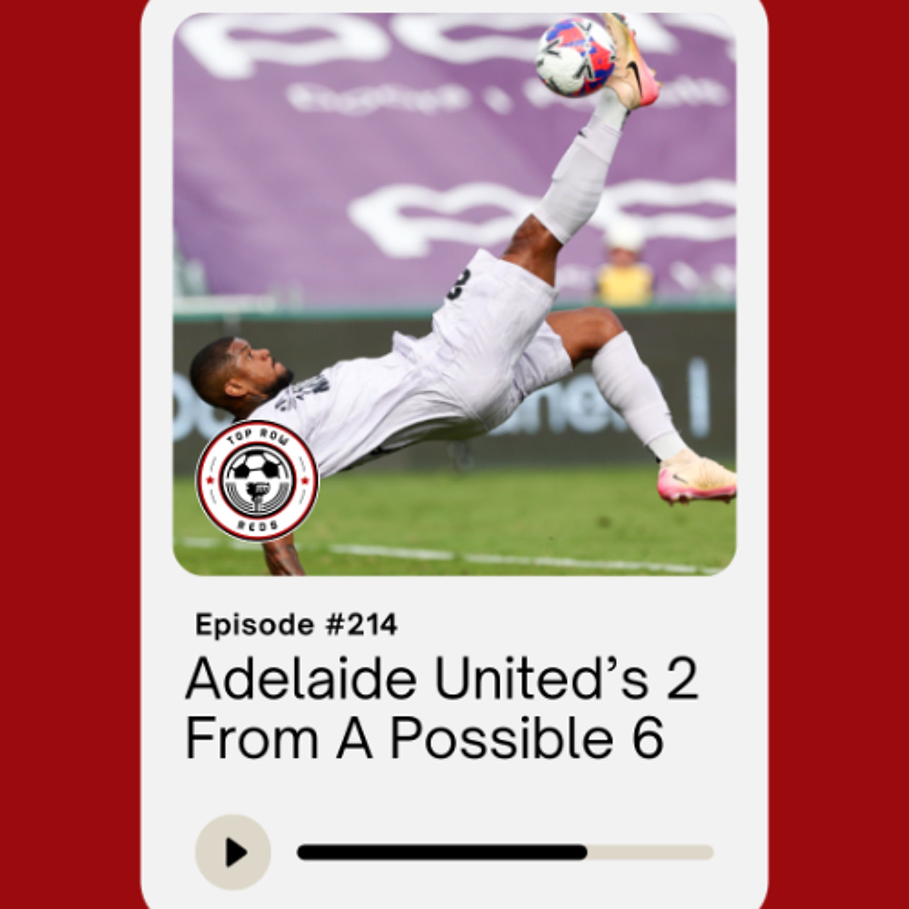 Ep. 214 - Adelaide United's 2 From A Possible 6
