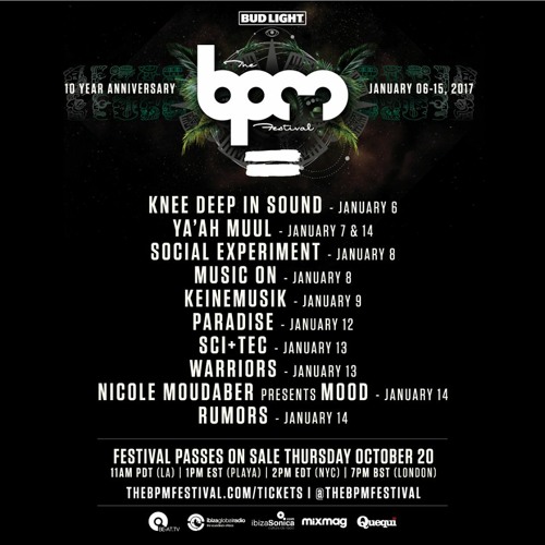 Victor Calderone Live @ BPM Festival, Playa Del Carmen, Mexico 14-01-2017