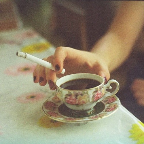 Cigarette & a Coffee Cup