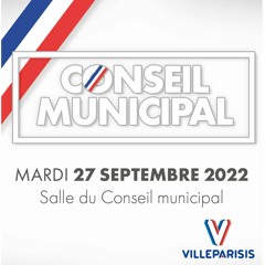 Conseil Municipal du 27 septembre 2022
