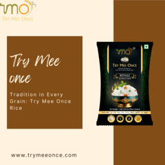 Experience the Purity & Flavor of Try Mee Once Basmati Rice