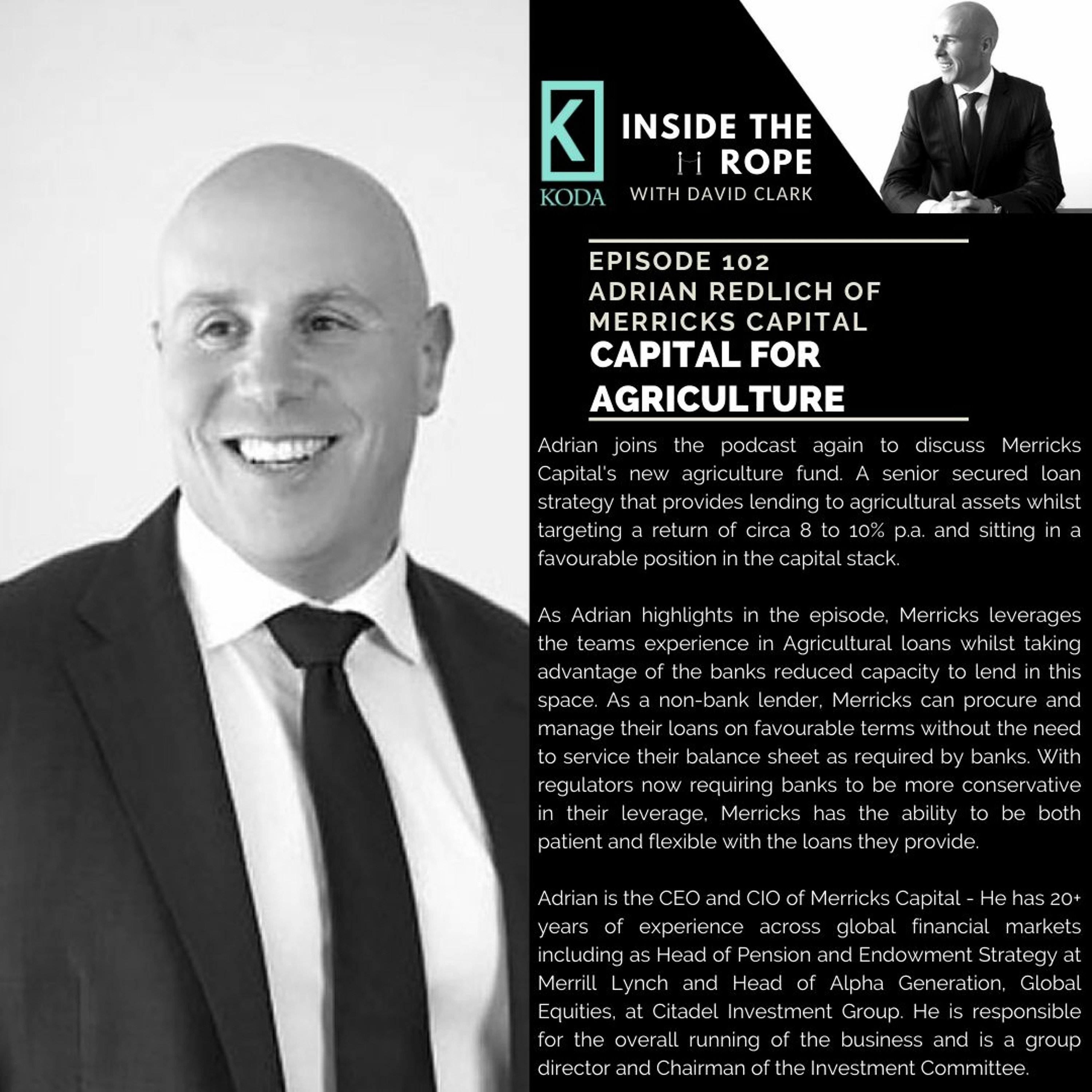 Ep 102: Adrian Redlich - Capital for agriculture