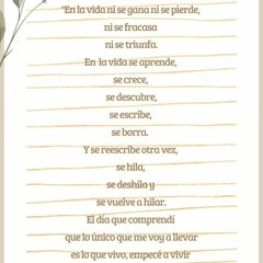 Lectura de poema "Mi abuela me decía..." por Maritza T