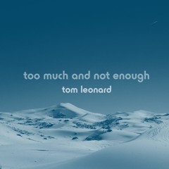 Too Much and Not Enough