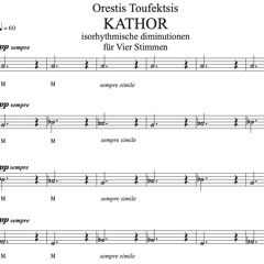 KATHOR, commissioned by cantando admont, 2020