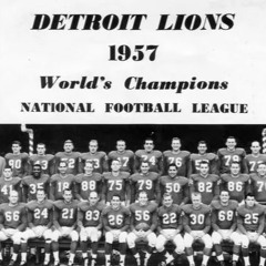 1957 Detroit Lions Cleveland Browns NFL Championship Radio Broadcast