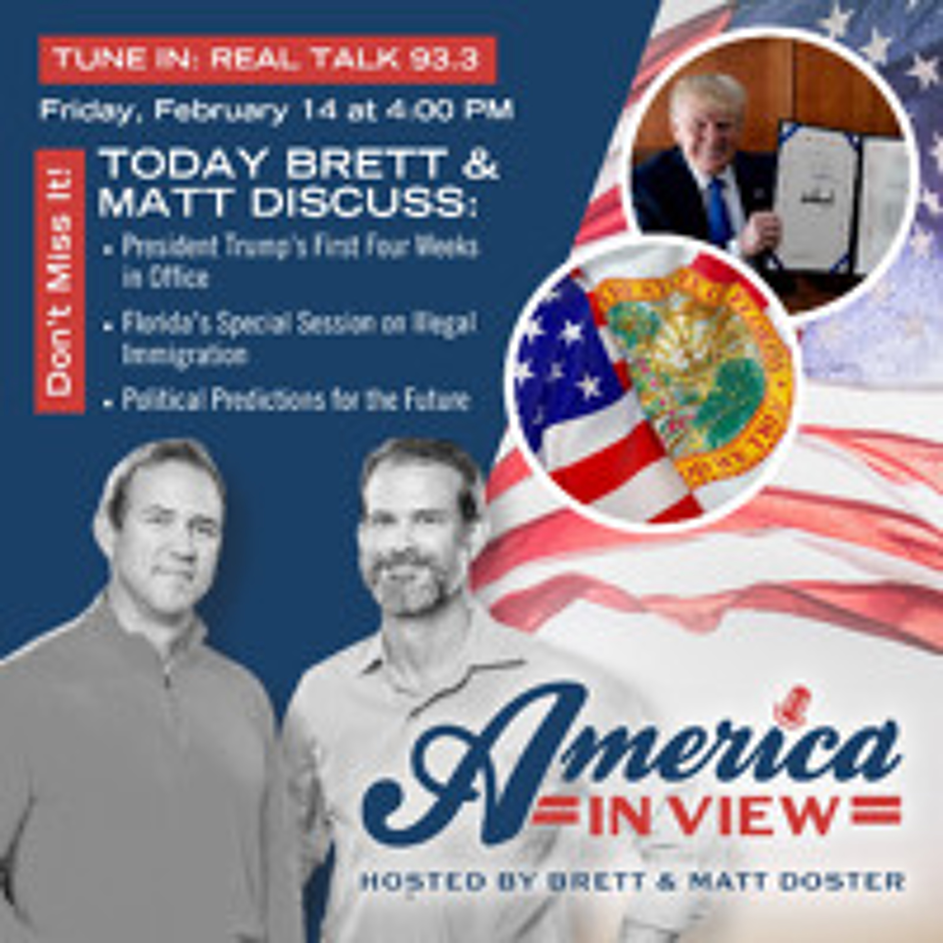 America In View 2/14/2025 — Trump’s First 4 Weeks & Predictions for the Future episode artwork