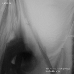 Ben Marek - Strange Days (Original Mix)