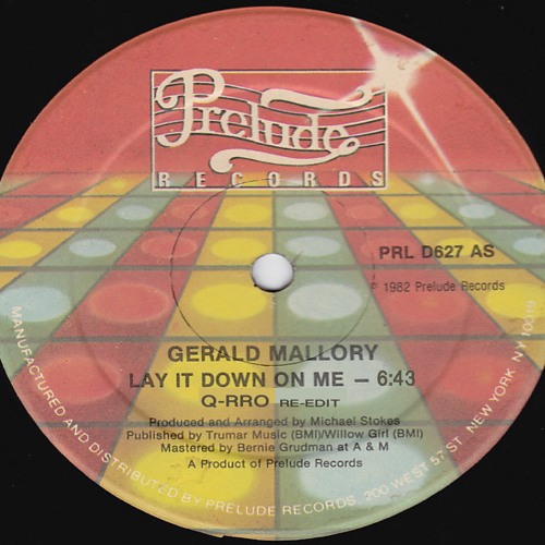 Gerald Mallory - Lay It Down On Me (Q-rro Re-Edit)