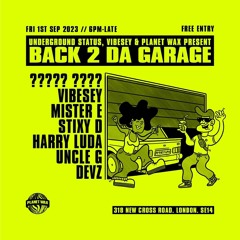 Classic Vinyl Set LIVE at Back 2 Da Garage, Planet Wax w/ MC Rolla
