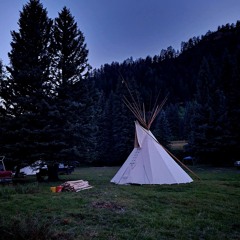 Anthony Benally Morning time Jeremy Byjoe hitting drum Aneth utah