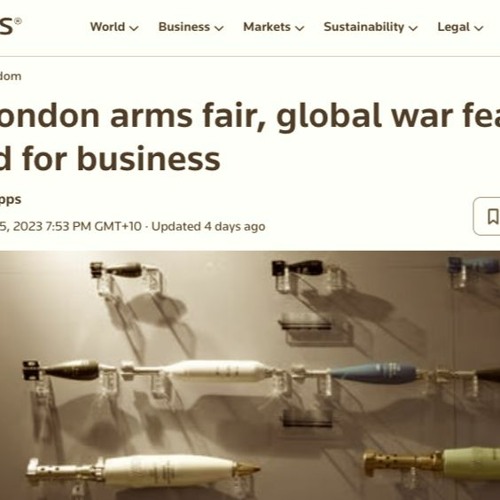 War Profiteers Are A Sign Of A Profoundly Sick Society