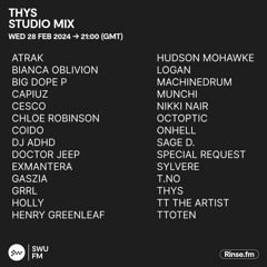 SWU/RINSE RESIDENCY FEB 2024