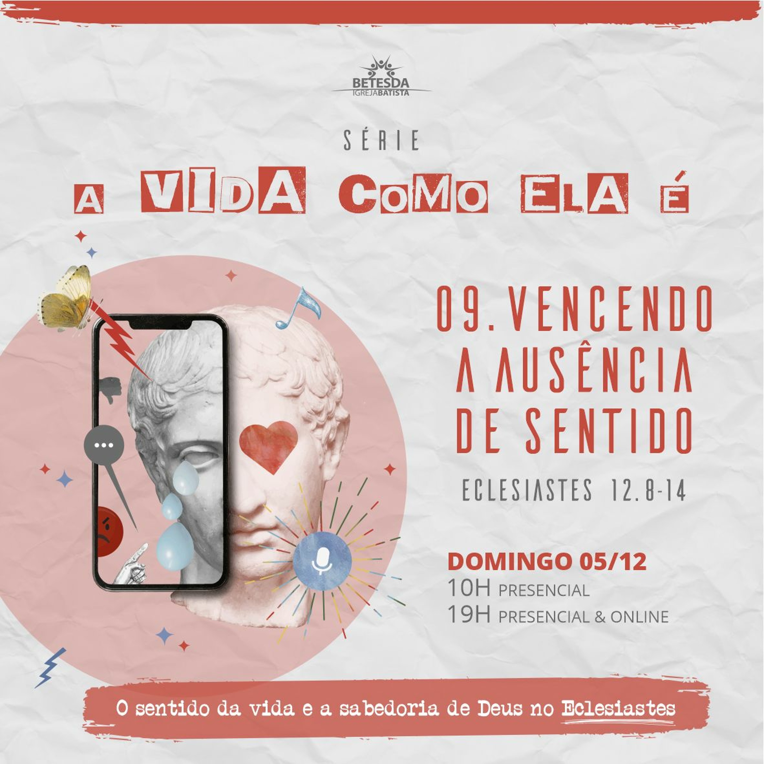 9. Vencendo a ausência de sentido. | Eclesiastes 12 - Pr. Ricardo Capler episode artwork