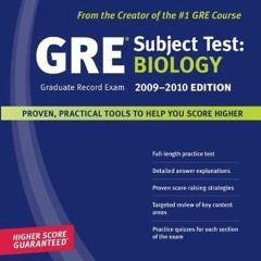 [VIEW] EPUB 📝 Kaplan GRE Exam Subject Test: Biology 2009-2010 Edition (Kaplan Gre Bi