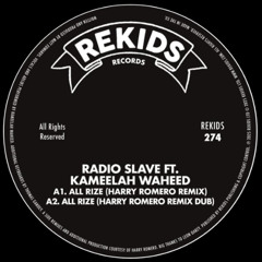 RADIO SLAVE FT. KAMEELAH WAHEED - ALL RIZE [HARRY ROMERO REMIX]