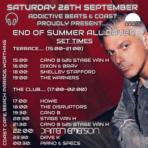 Addictive Beats @Coast , Worthing - Piano & Specs Closing Set