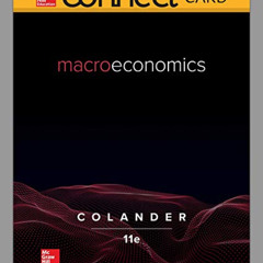 [DOWNLOAD] EBOOK 📙 Connect Access Card for Macroeconomics by  David Colander PDF EBO