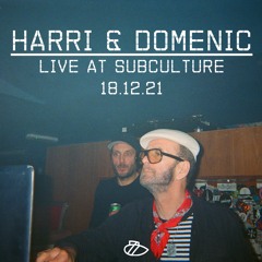 Harri & Domenic // Live at Subculture, 18.12.21 // Sub Club, Glasgow