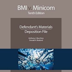 PDF book BMI v. Minicom: Tenth Edition Defendant's Materials Deposition File (Nita)