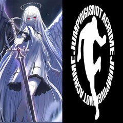 Stimulant angel descending to bless dancing people
