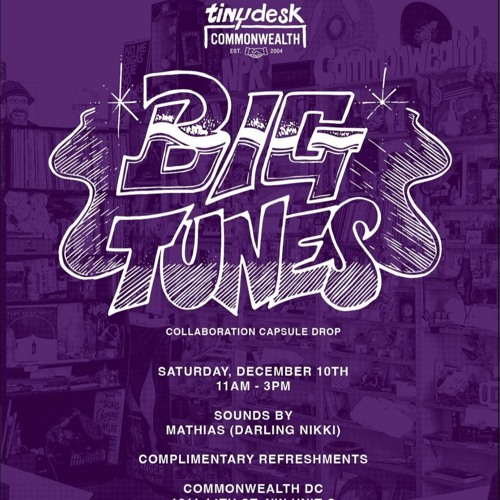 Live @ Commonwealth X NPR's Tiny Desk BIG TUNES Capsule Release
