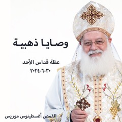 وصـايـا ذهبيـة - القمص أغسطينوس موريس - 30 - 6 - 2024  قداس الاحد