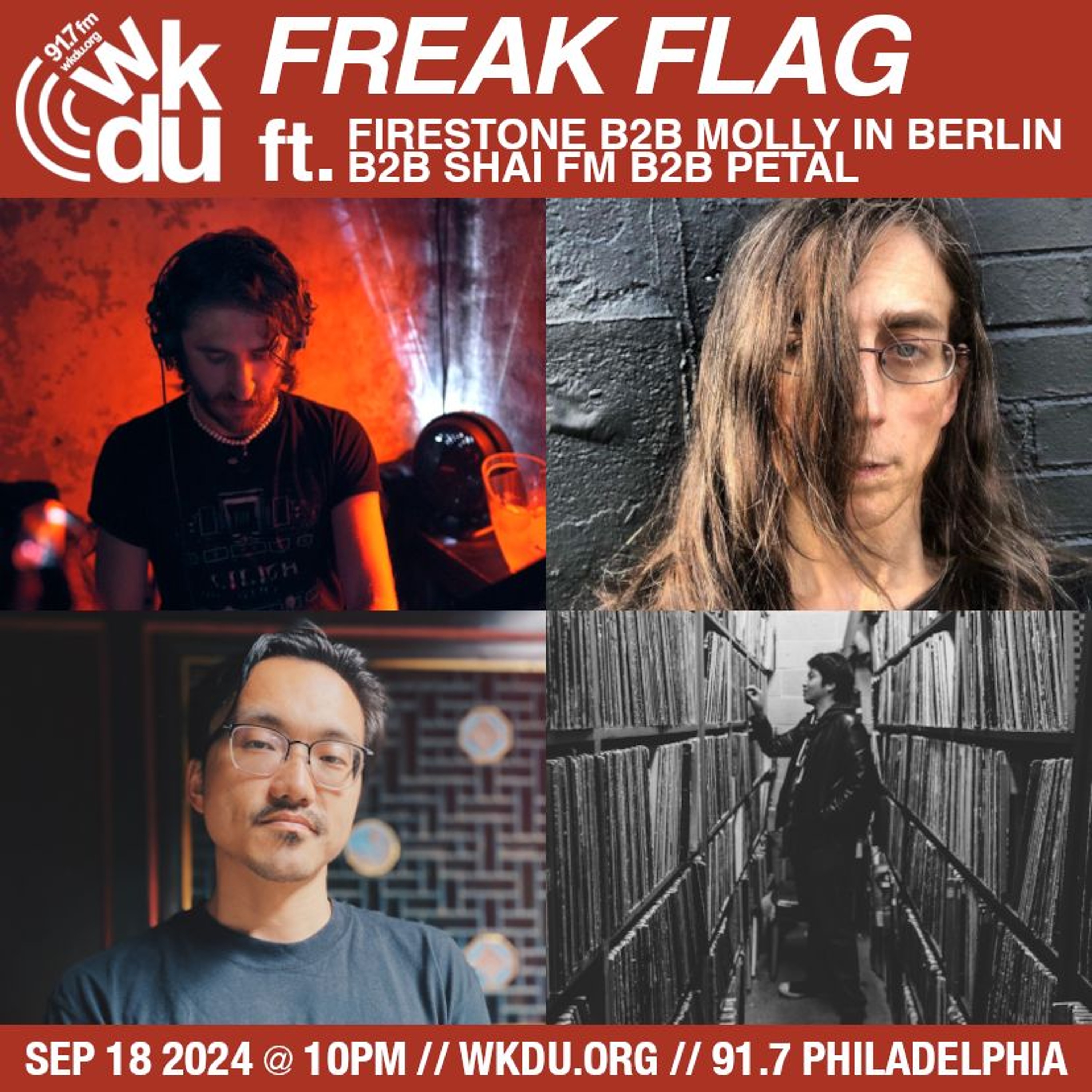 Freak Flag | Firestone B2B Molly In Berlin B2B Shai FM B2B PetaL | 2024-09-18 episode artwork