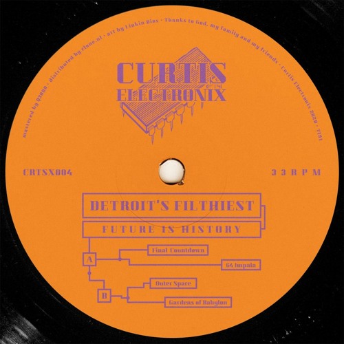 Detroit's Filthiest - Future Is History EP (CRTSX004)