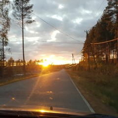 Glassy sunset
