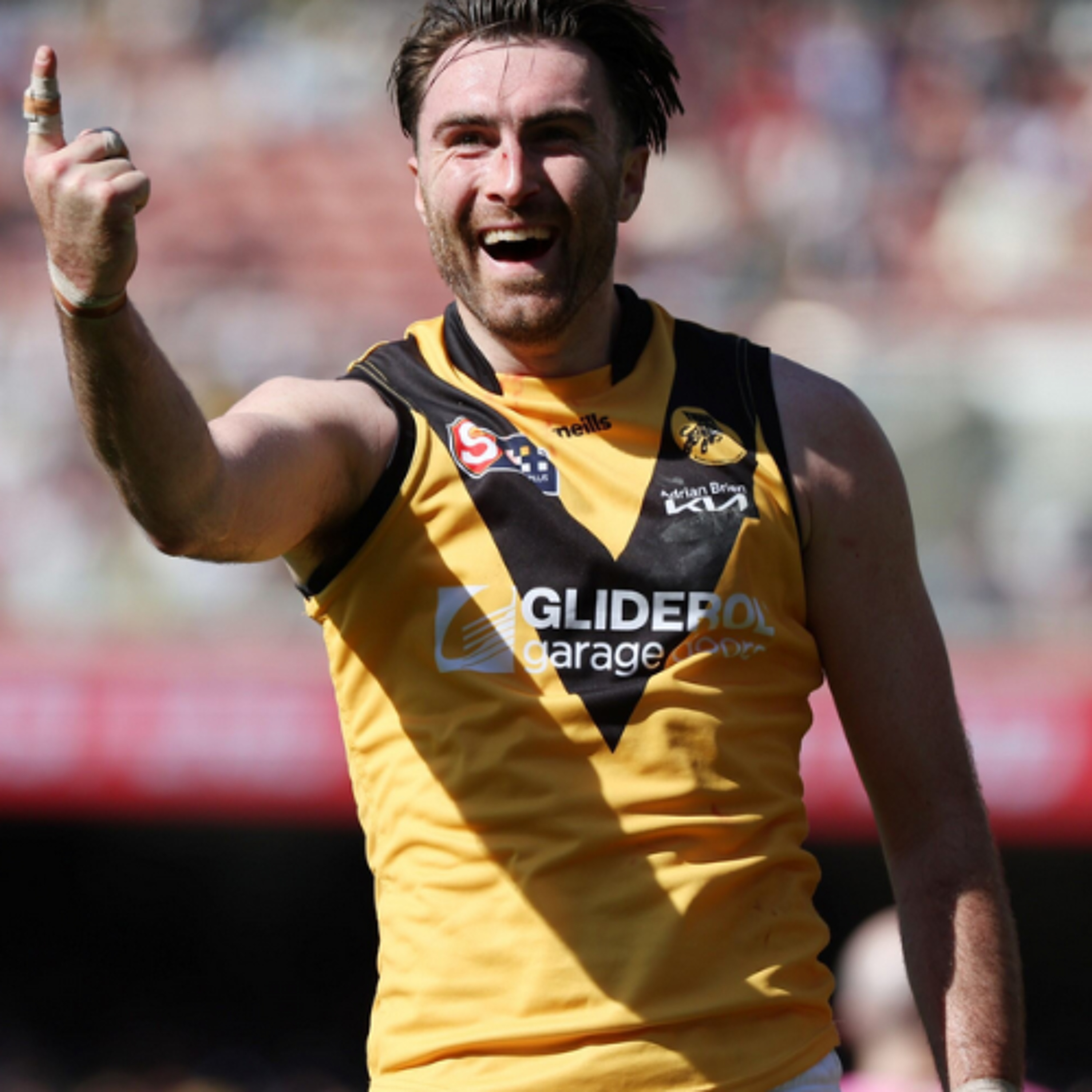 Glenelg captain Liam McBean chats about his 150th Hostplus SANFL League game Glenelg captain Liam McBean chats about his 150th Hostplus SANFL League game