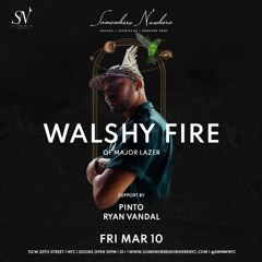 Walshy Fire of Major Lazer, Ryan Vandal & Pinto live at Somewhere Nowhere NYC (April 2, 2023)
