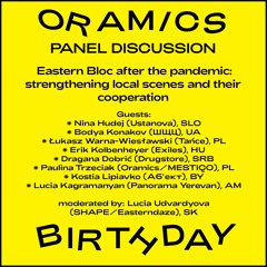 Discussion: Eastern Bloc after the pandemic: strengthening local scenes and their cooperation