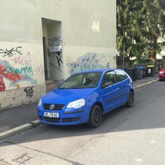 blauwe vw