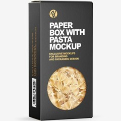 24+ Download Free Paper Box with Farfalle Pasta Mockup Mockups PSD Templates