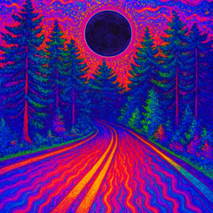Moon Light Road